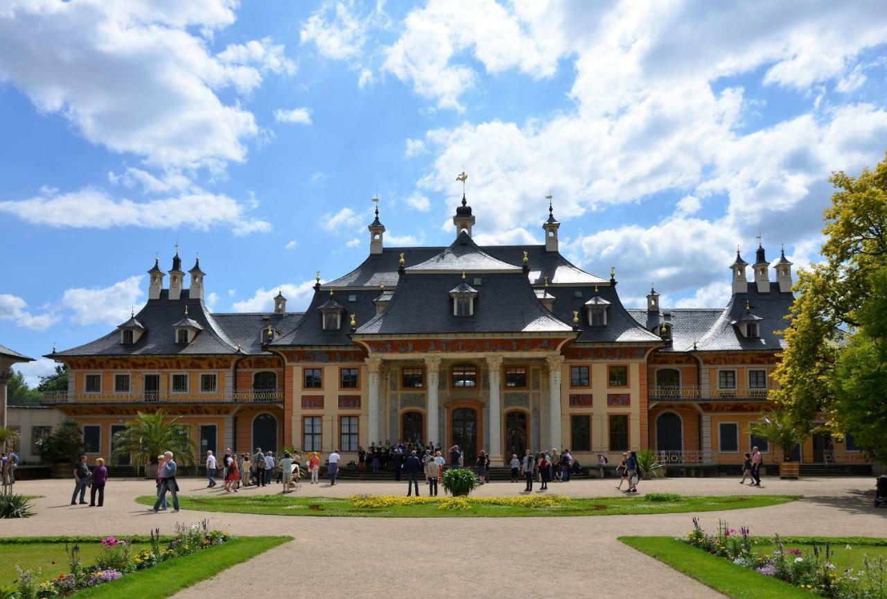 Ferienwohnung Am Dresdner Elbhang Дрезден Екстер'єр фото
